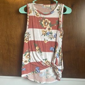 Floral tank top